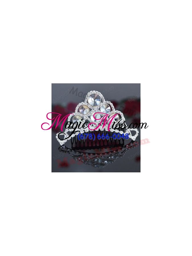 wholesale custom made tiara with beaded decorate