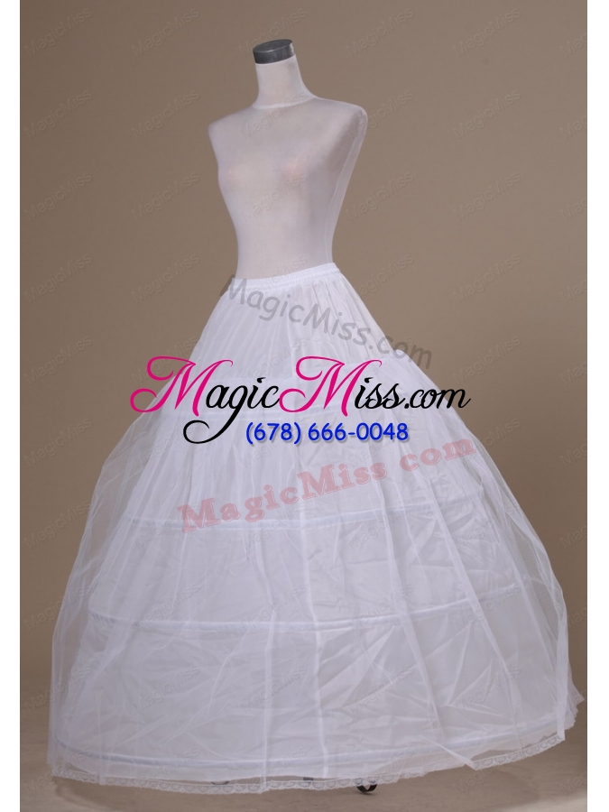 wholesale fashionable tulle and organza floor length wedding petticoat