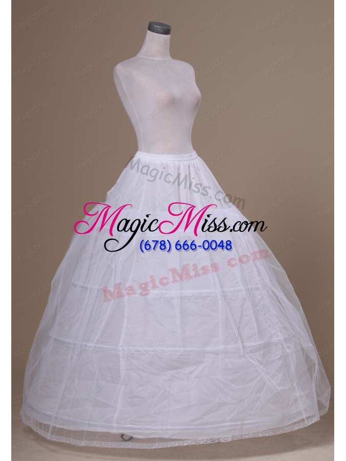 wholesale fashionable tulle and organza floor length wedding petticoat