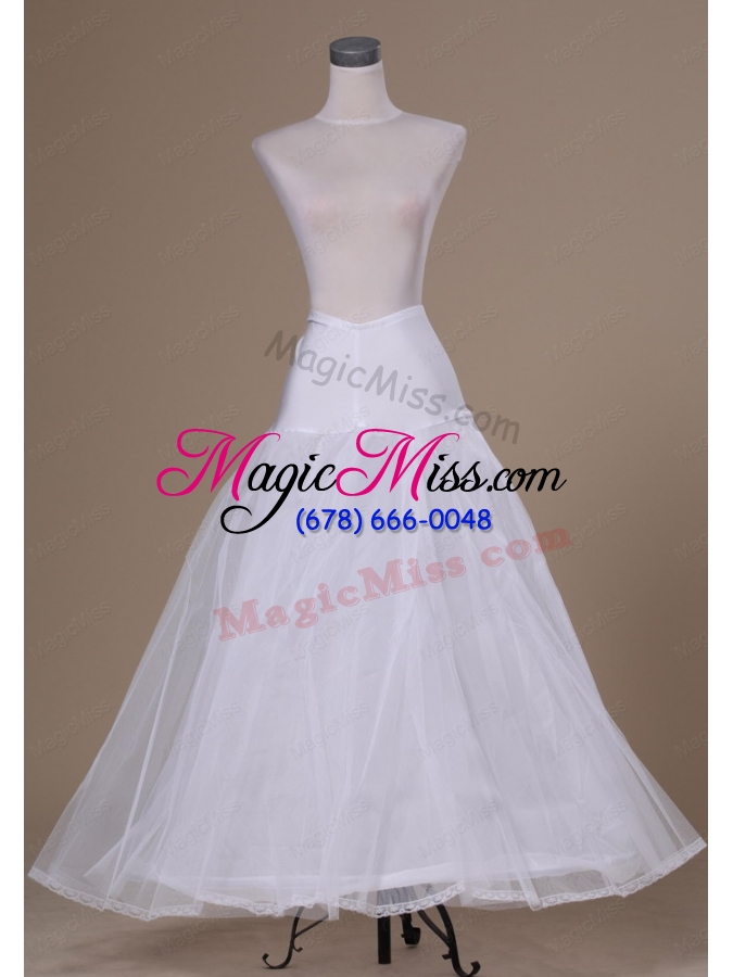 wholesale beautiful a line floor length tulle and organza wedding petticoat