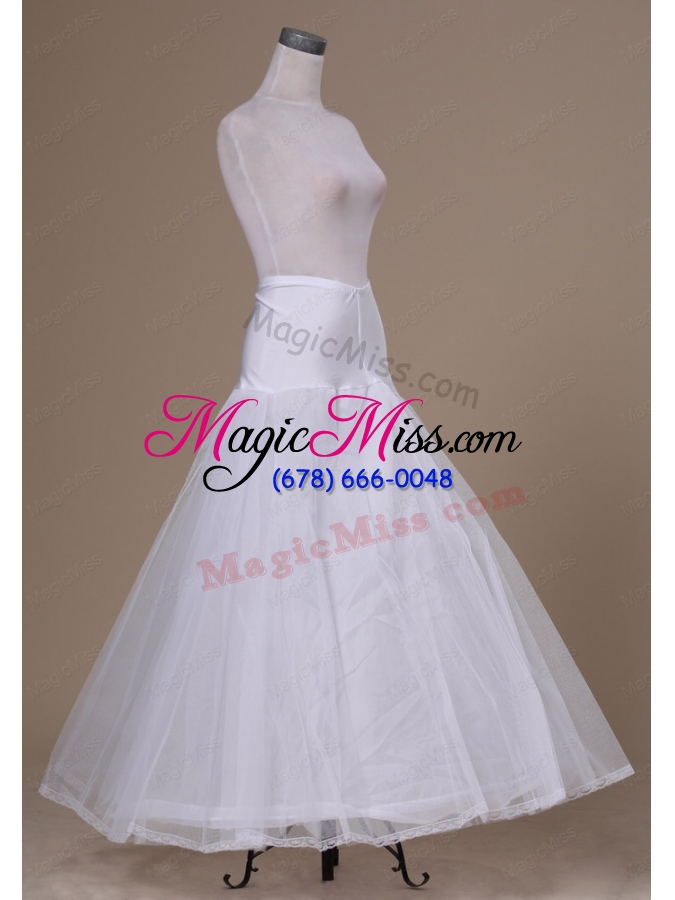 wholesale beautiful a line floor length tulle and organza wedding petticoat