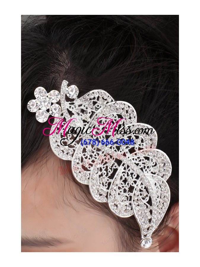 wholesale artistic alloy rhinestone jewelry set including necklace earring and crown