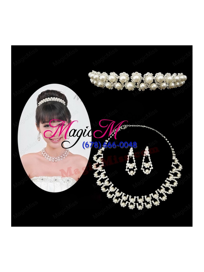 wholesale dignified jewelry set including necklace and tiara