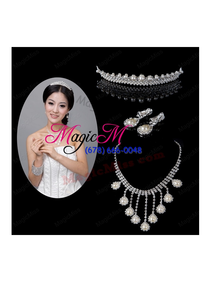 wholesale gorgeous alloy with rhinestone ladies' jewelry sets