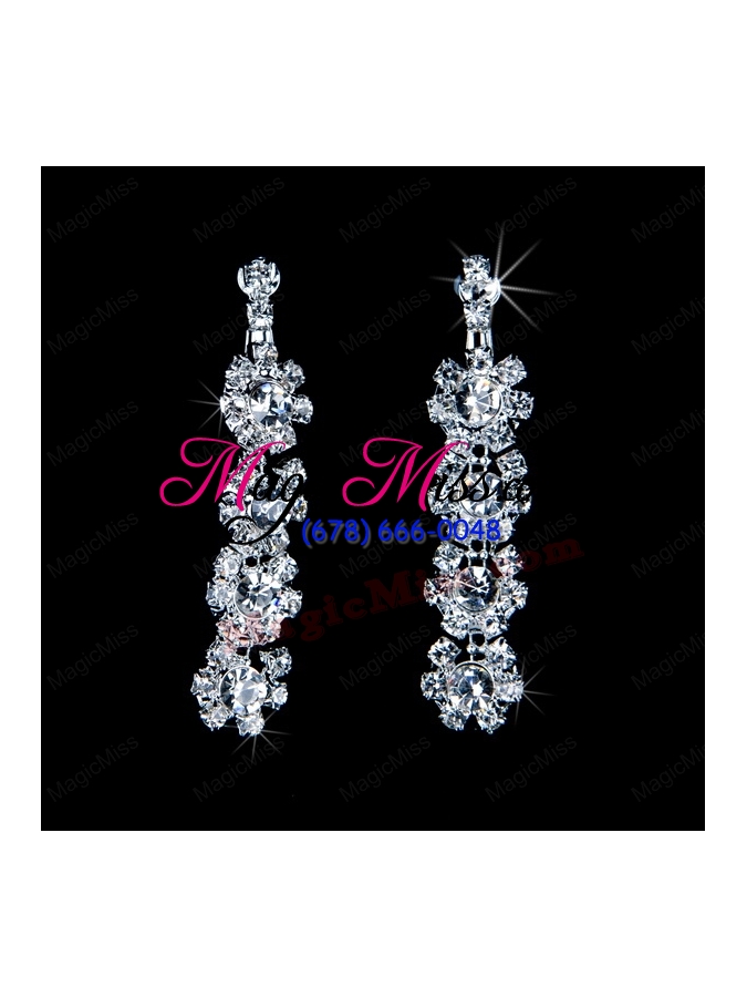 wholesale dazzling alloy with rhinestone women's jewelry sets