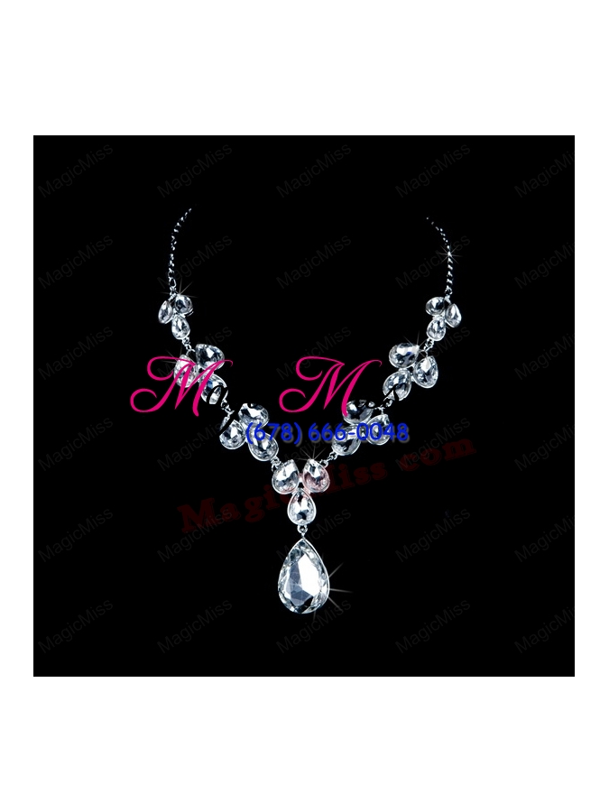 wholesale dreamlike alloy with rhinestone pearl ladies' jewelry sets