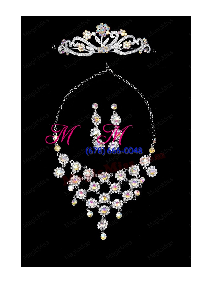 wholesale unique alloy with rhinestone ladies' jewelry sets
