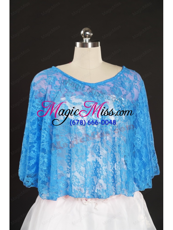 wholesale lace hot pink beading hot sale wraps for 2014
