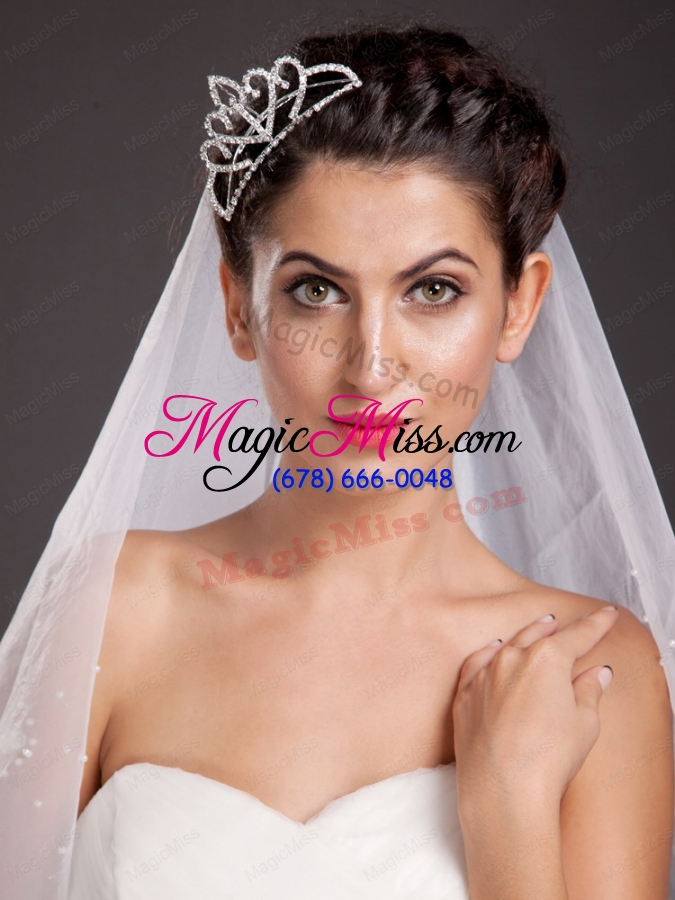 wholesale exclusive alloy tiara adorned by rhinestone