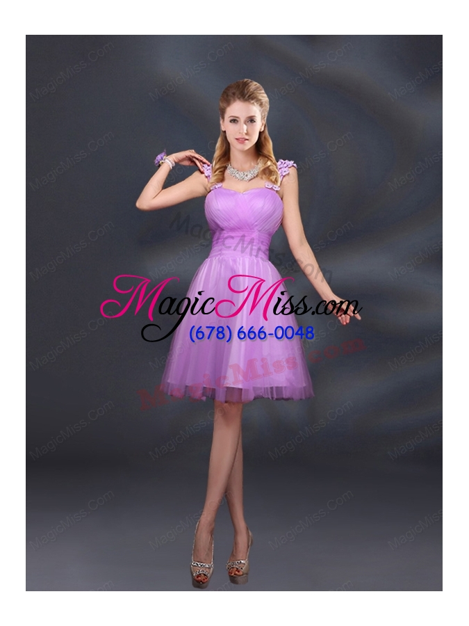 wholesale the super hot lilac a line bridesmaid dresses