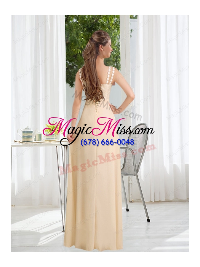 wholesale 2015 straps empire bowknot lace bridesmaid dress