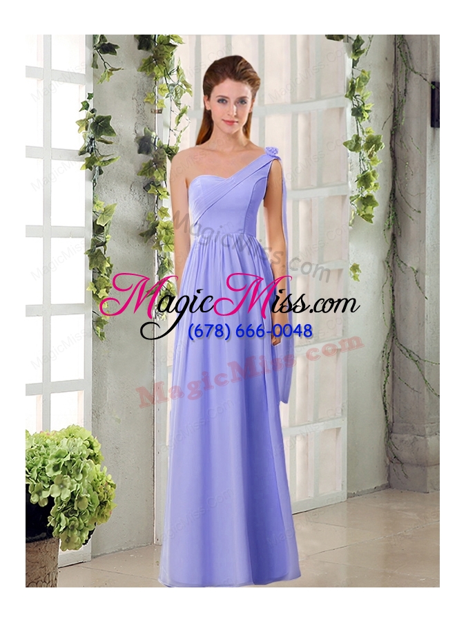 wholesale 2015 empire chiffon bridesmaid dresses with ruching