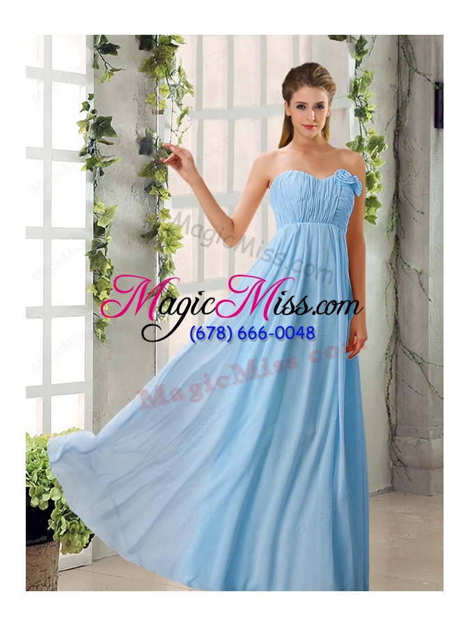 wholesale empire v neck ruching chiffon bridesmaid dresses with cap sleeves