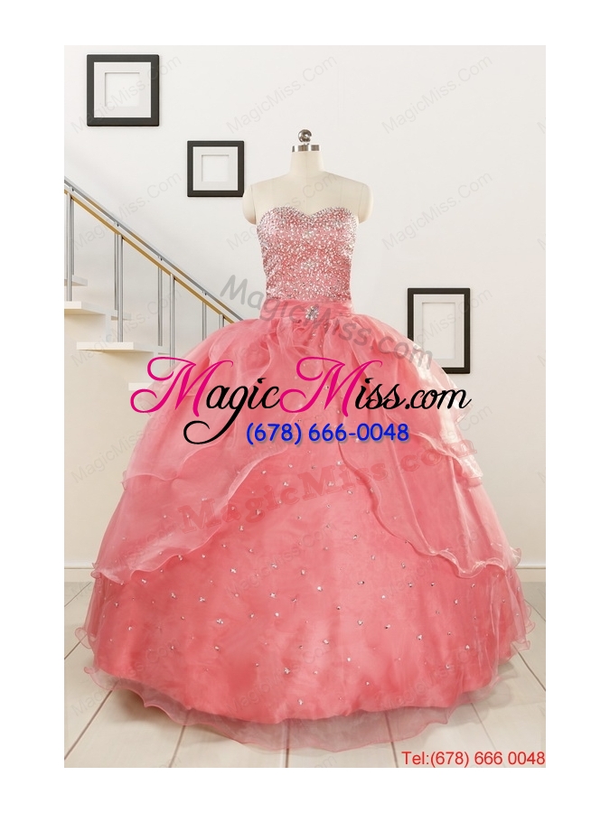 wholesale pretty beaded ball gown sweetheart quinceanera dresses