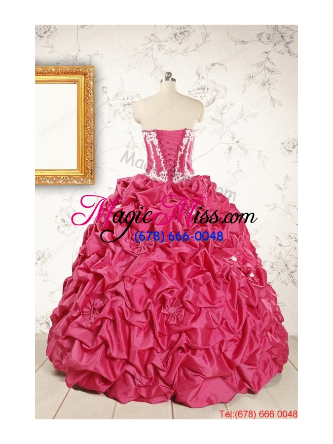 wholesale cheap ball gown sweetheart quinceanera dresses with appliques
