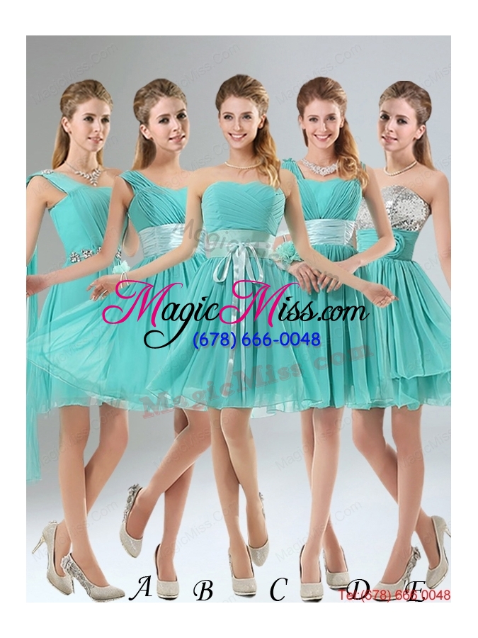 wholesale sweetheart a line dama dress with sequins and handle made flowers