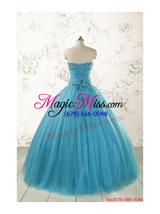 wholesale new style strapless quinceanera dresses with beading for 2015