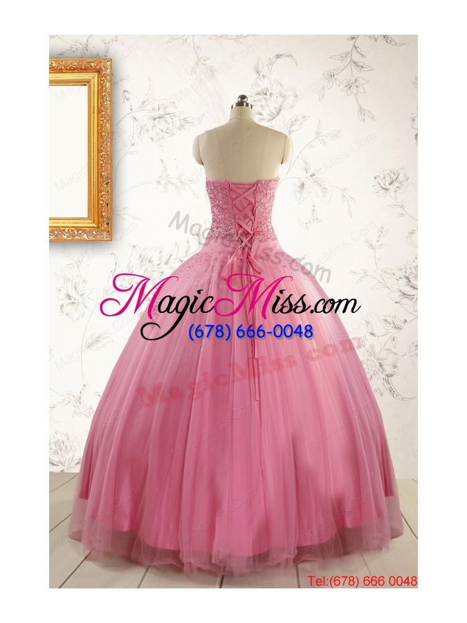 wholesale most popular ball gown quinceanera dresses with  strapless