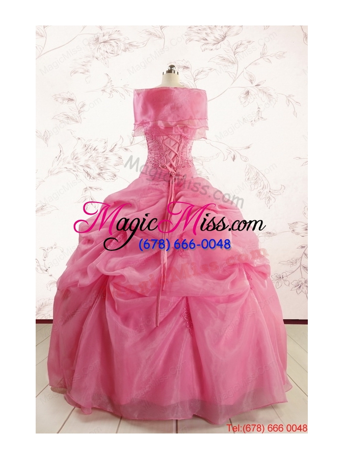 wholesale cheap strapless quinceanera dresses with pick ups and wraps