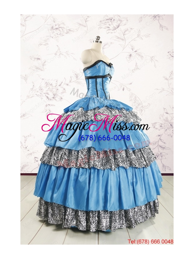 wholesale unique beading sweetheart ball gown quinceanera dresses for 2015