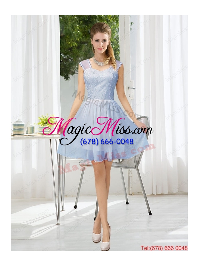 wholesale straps lace sleeveless dama dress with mini length