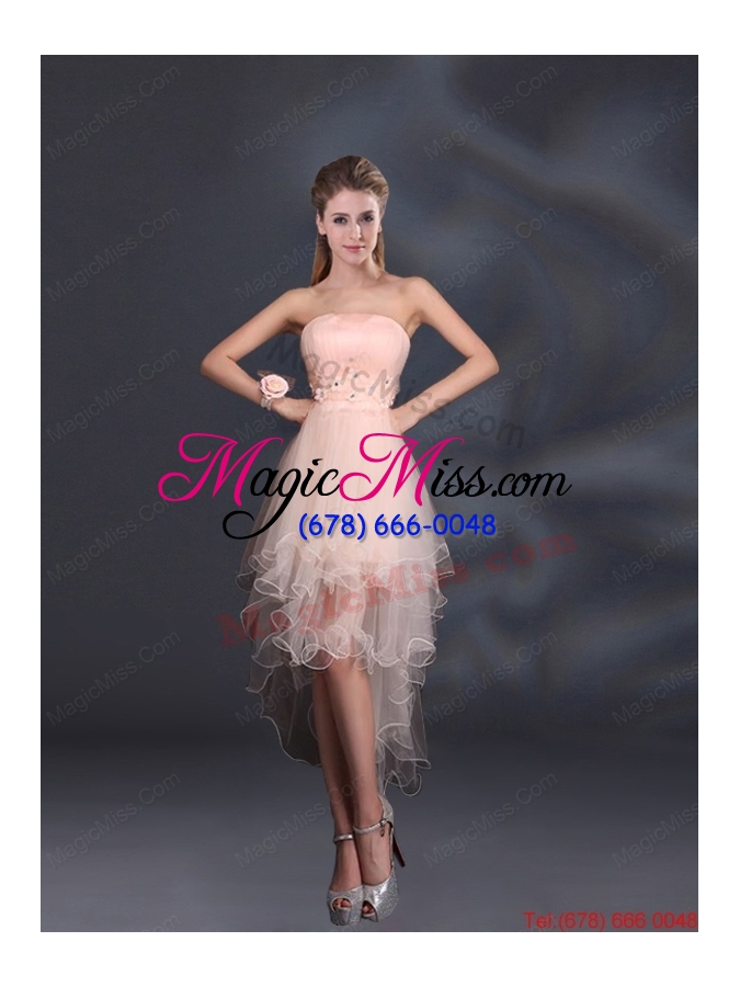 wholesale baby pink mini length 2015 the most popular dama dresses