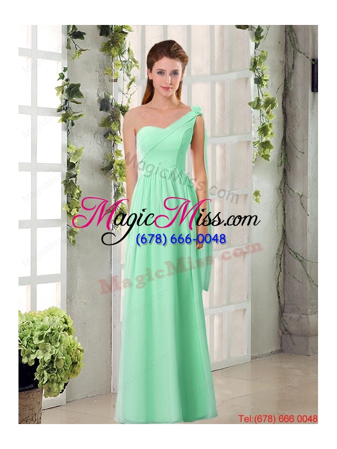 wholesale 2015 empire chiffon dama dresses with ruching