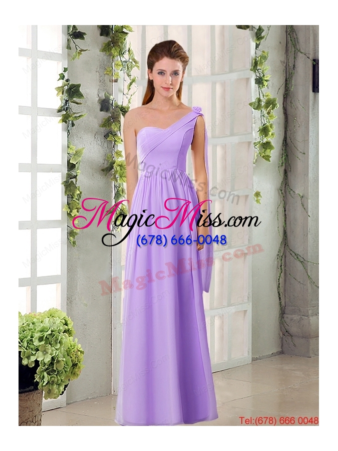 wholesale 2015 empire chiffon dama dresses with ruching