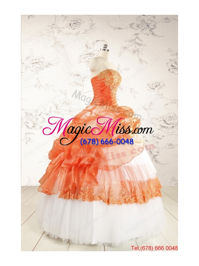 wholesale new style ball gown quinceanera dresses for 2015