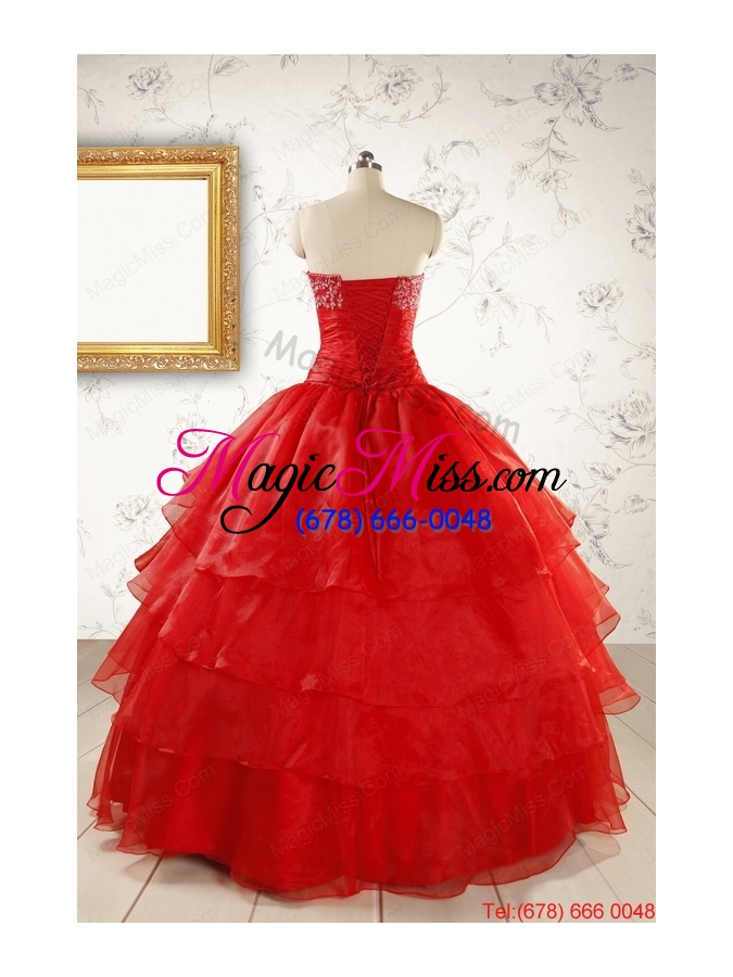 wholesale most popular strapless quinceanera dresses for 2015