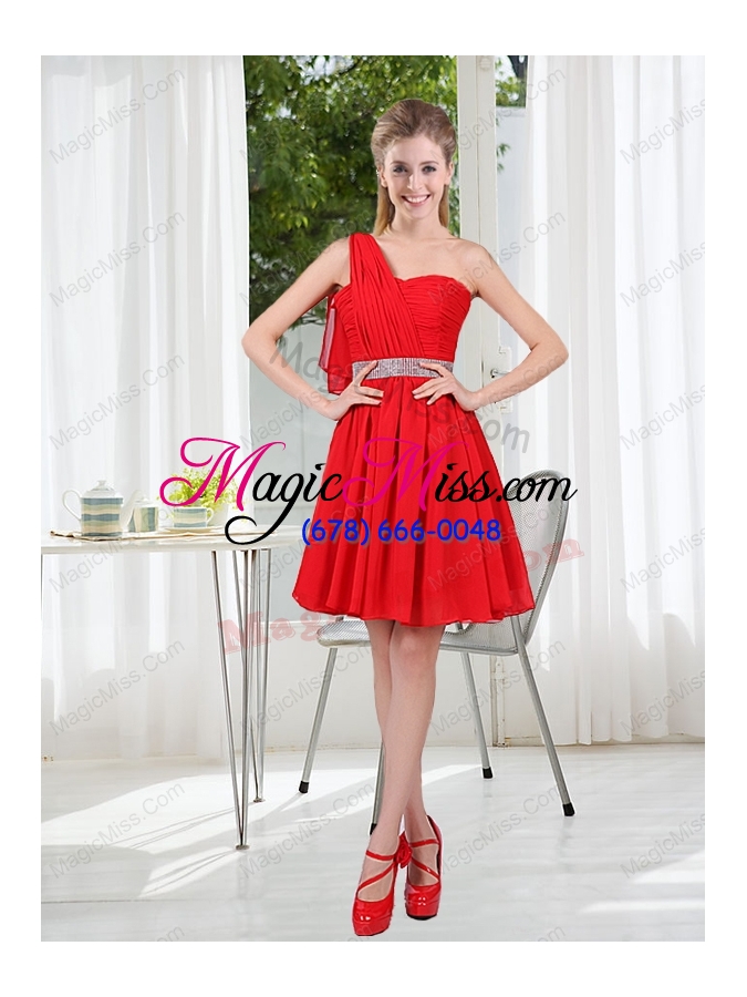 wholesale the brand new style prom dress chiffon ruching with a line