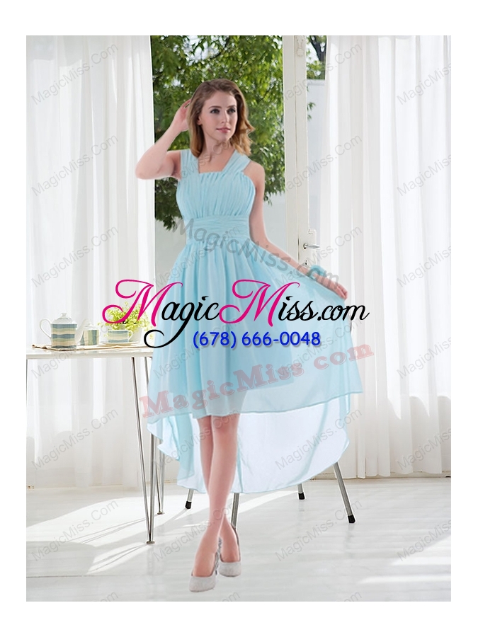 wholesale halter ruching 2015 natural chiffon prom dresses
