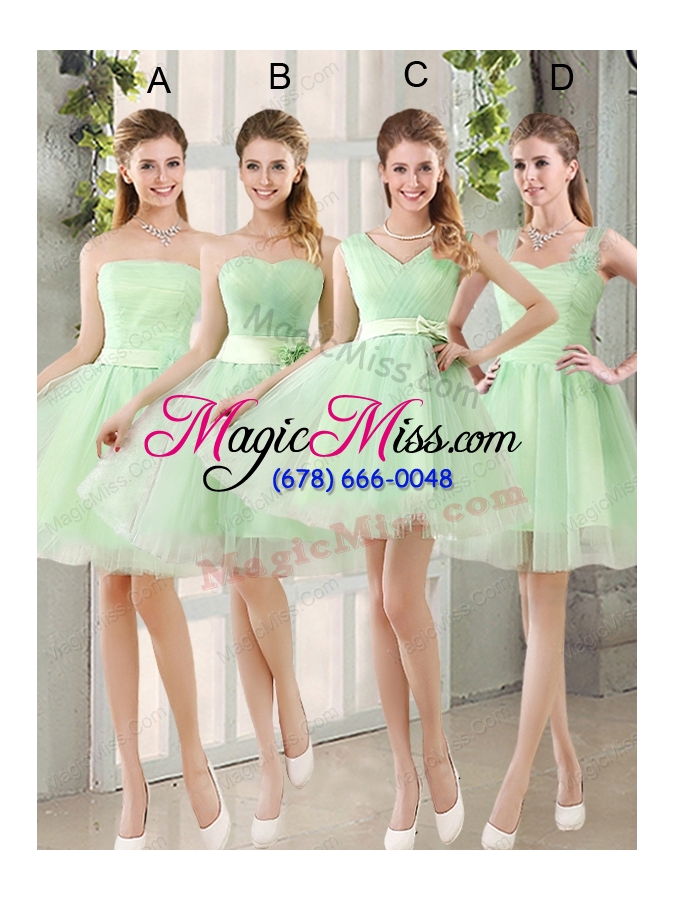 wholesale 2015 natural organza a line belt prom dresses