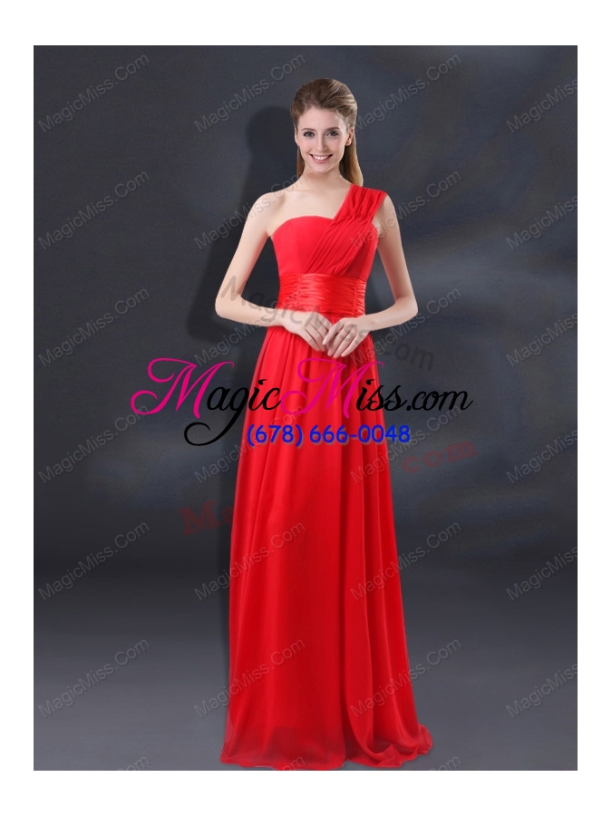 wholesale ruching empire 2015 feminine prom dresses