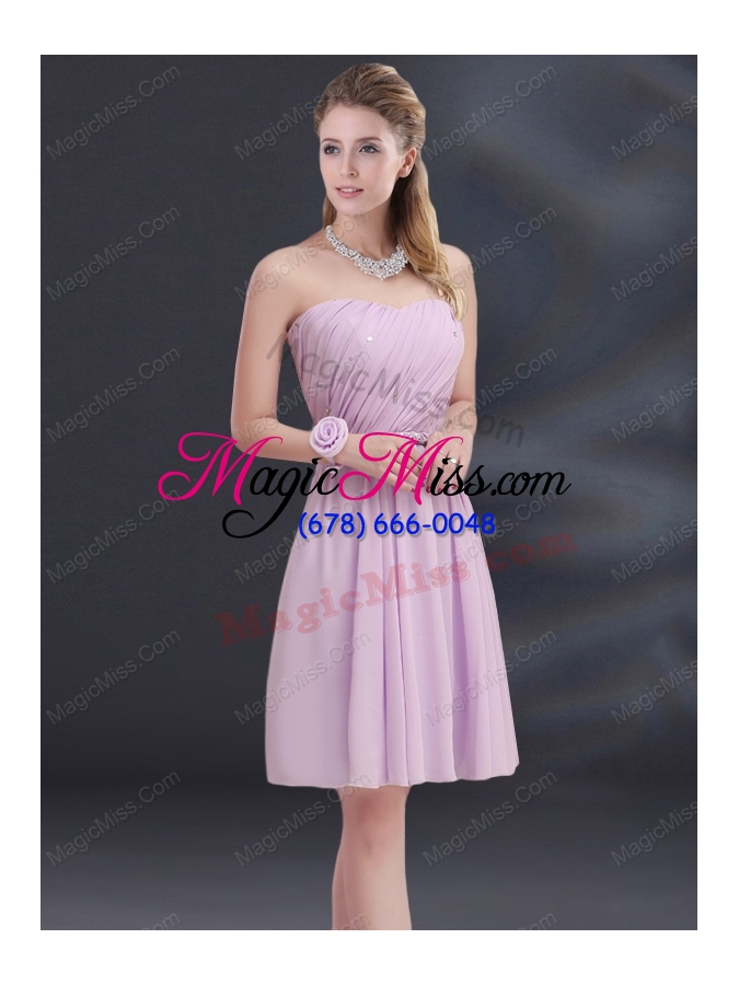 wholesale a line sweetheart prom dresses with ruhing and belt