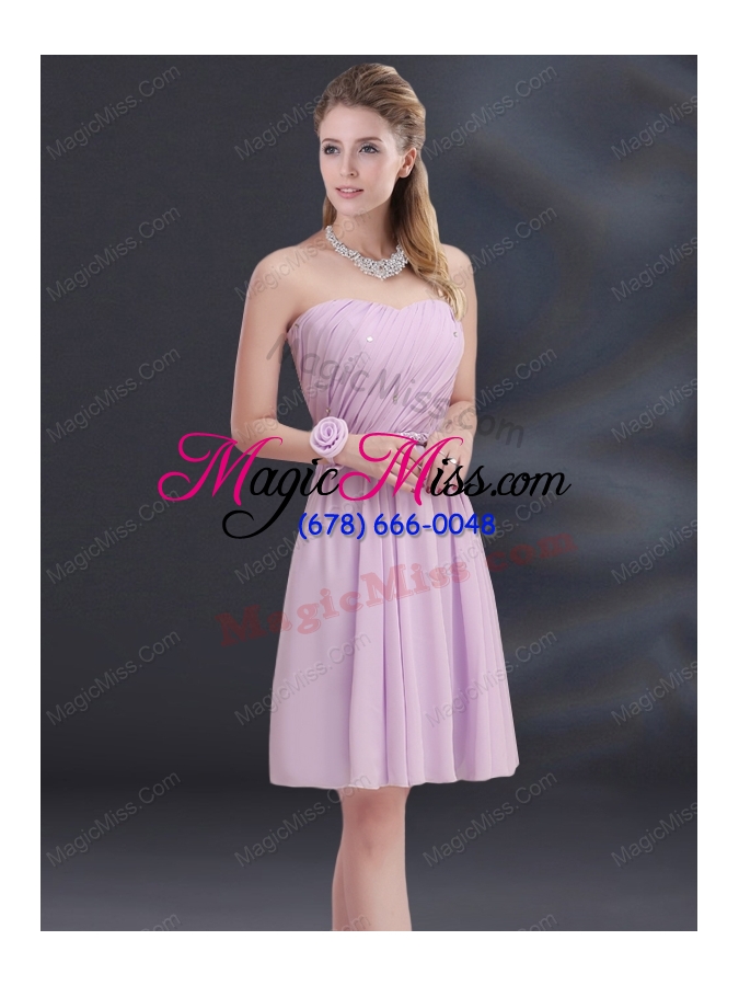 wholesale a line sweetheart prom dresses with ruhing and belt