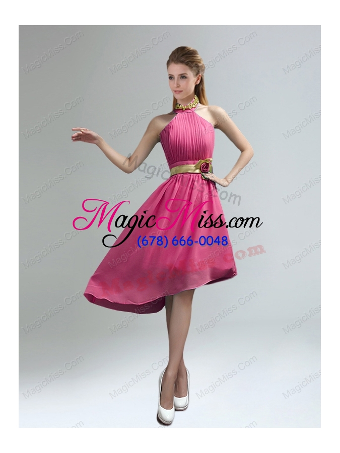 wholesale new fashion high neck asymmetrical multi-color mother of the bride dresses