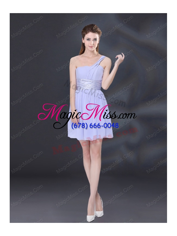 wholesale 2015 elegant chiffon lace up prom dresses in lavender