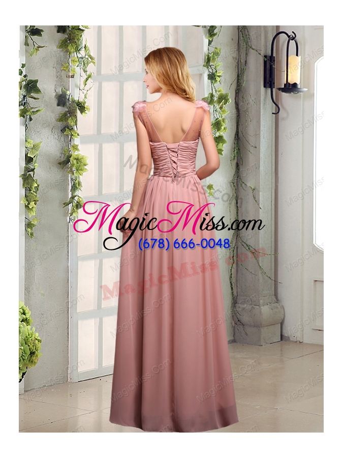 wholesale scoop empire ruching 2015 decent prom dresses