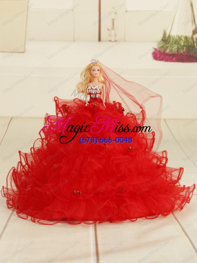wholesale new style sweetheart red quinceanera dresses for 2015