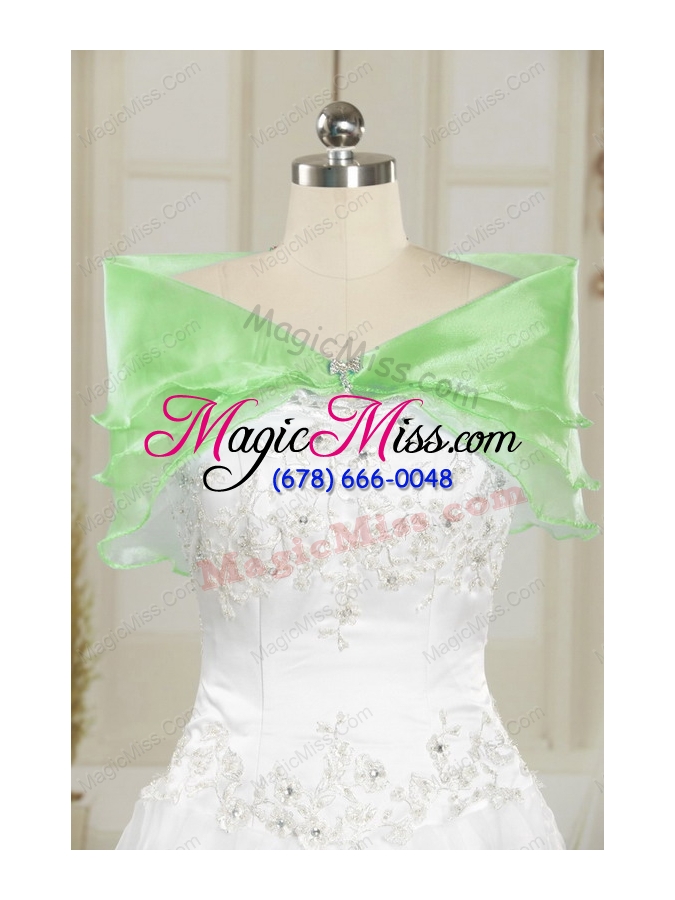 wholesale 2015 new style beading and ruffles quinceanera dresses in multi-color