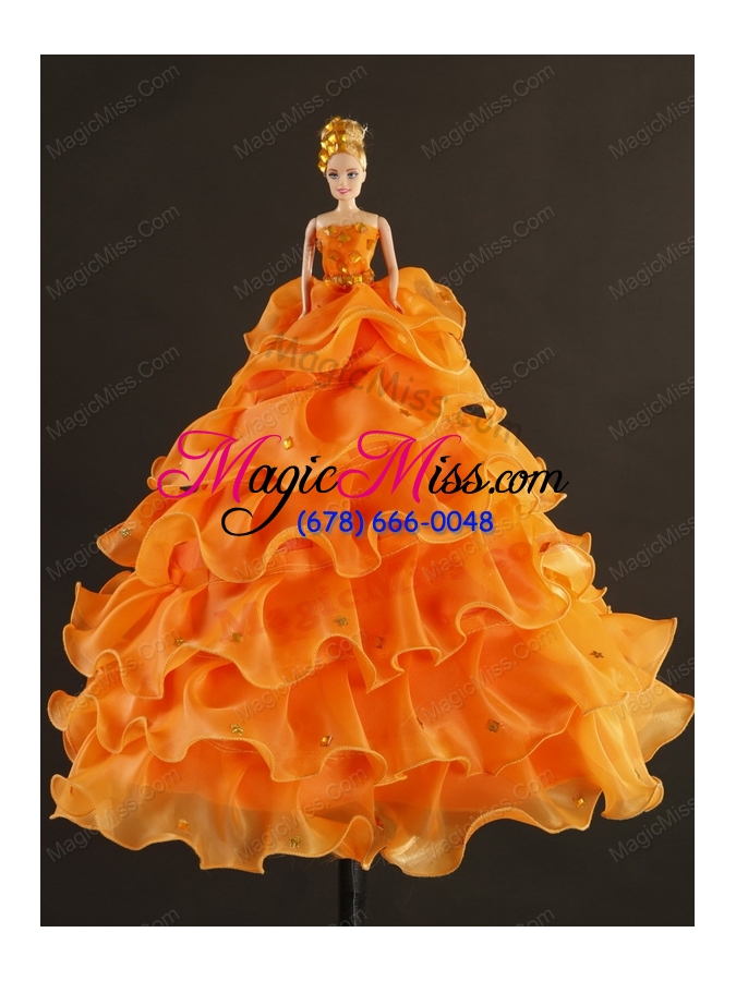 wholesale 2015 most popular sweetheart sequined quinceanera dresses in gold