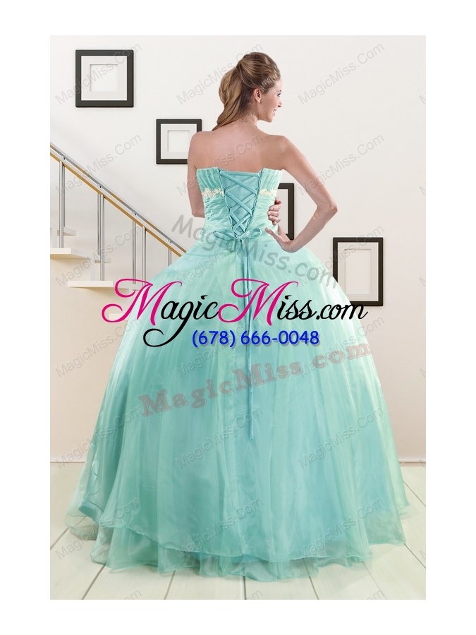 wholesale ball gown sweetheart cheap quinceanera dresses with appliques