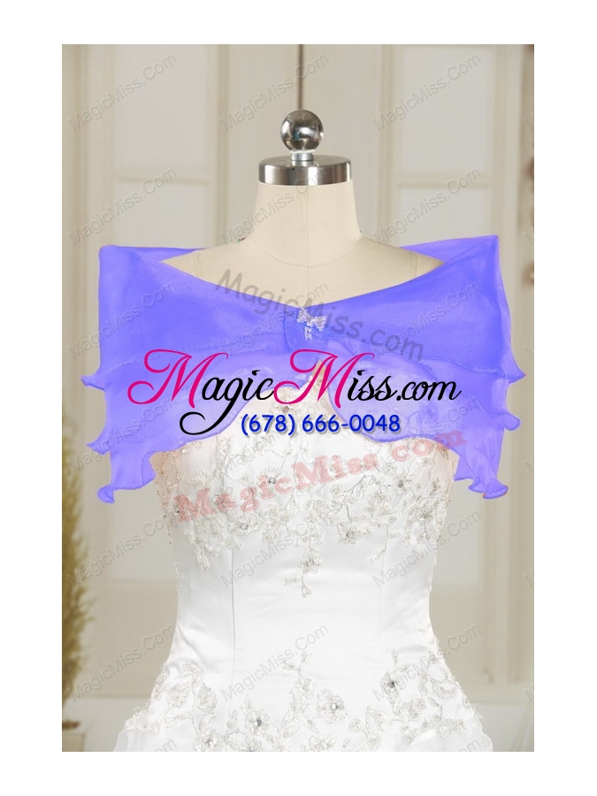 wholesale 2015 remarkable one shoulder hand made flowers and ruffles quinceanera dresses
