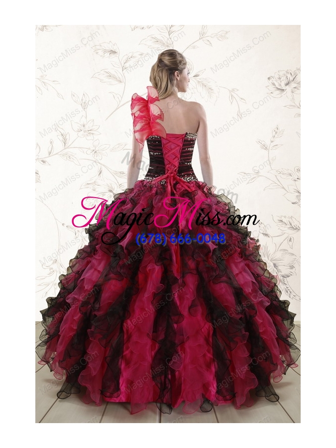 wholesale beautiful multi color 2015 quinceanera dresses with sweetheart
