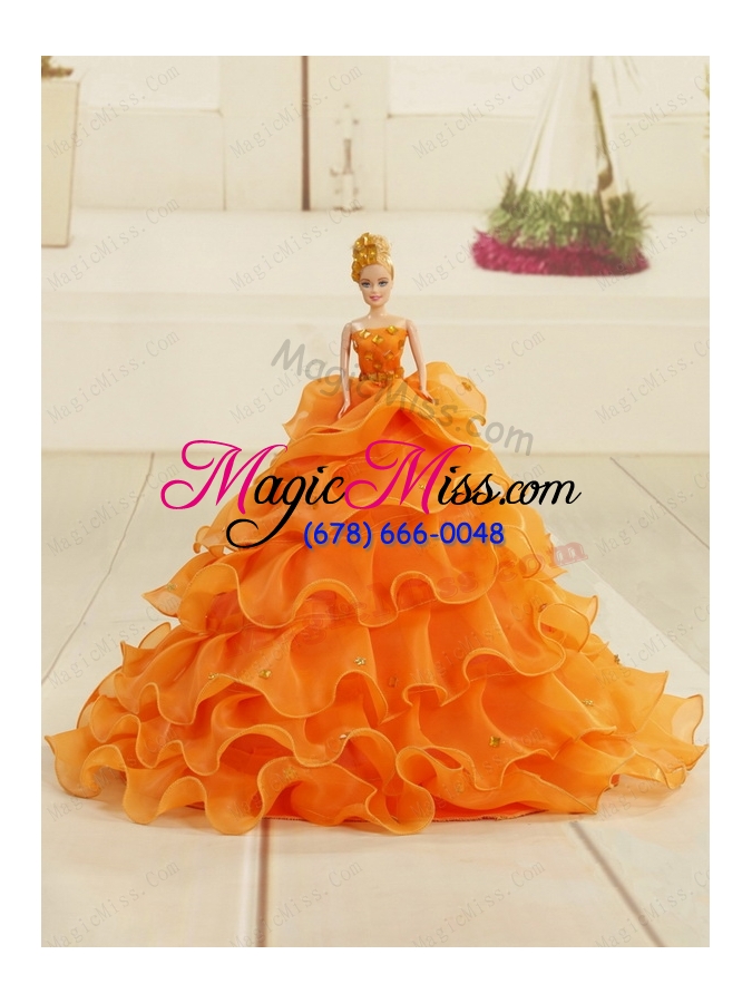 wholesale sweetheart beading and ruffles 2015 brand new yellow princesita dress