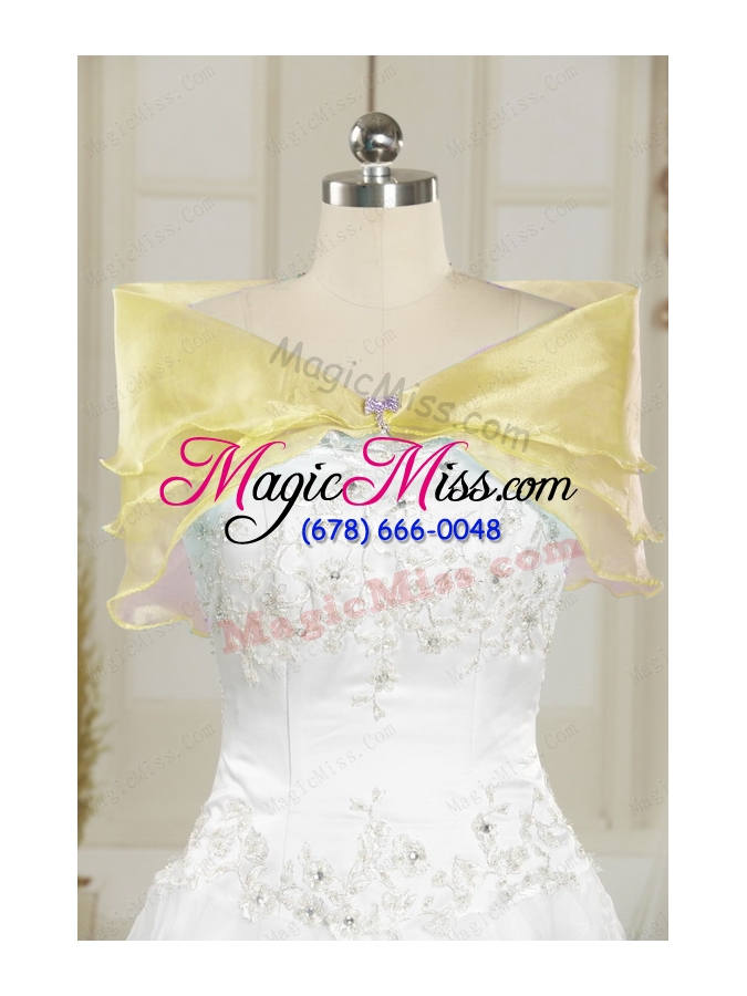 wholesale 2015 ball gown multi-color princesita dress with beading and ruffles