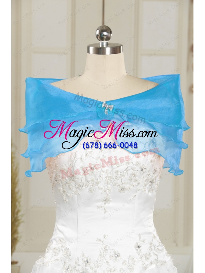 wholesale aqua blue ball gown sweetheart beading princesita dresses