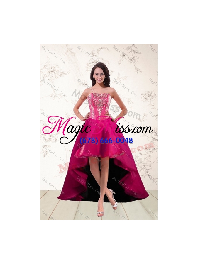 wholesale 2015 beautiful multi color sweet 16 dresses with appliques and ruffles
