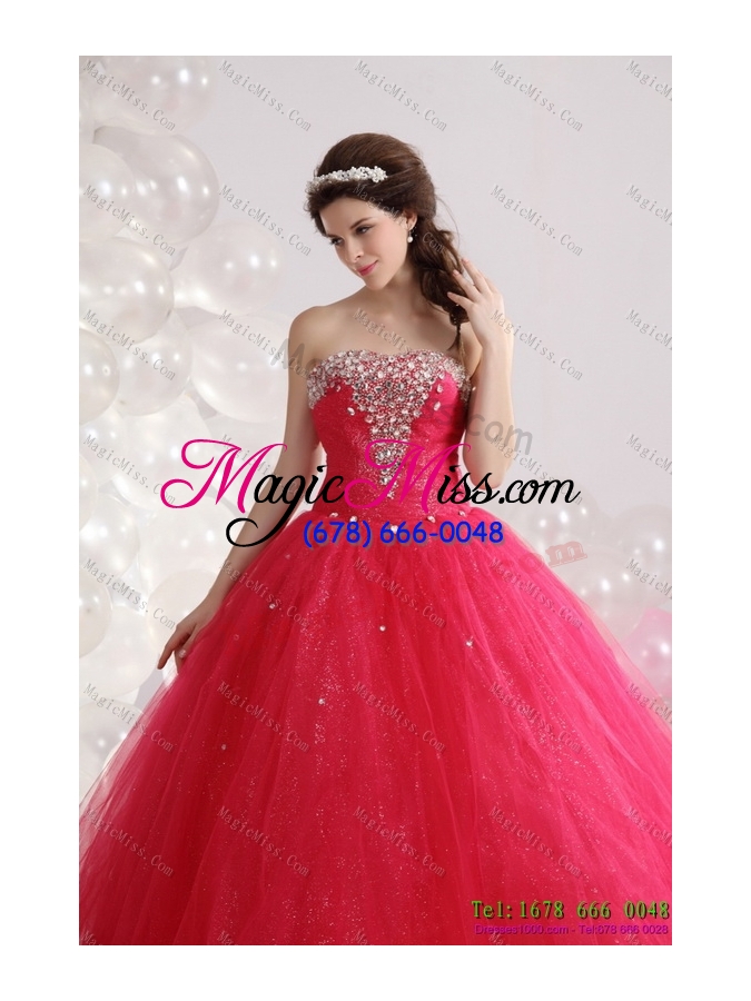 wholesale unique strapless 2015 quinceanera gowns with rhinestones
